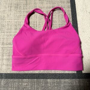 Lululemon Longline Energy Ribbed Bra